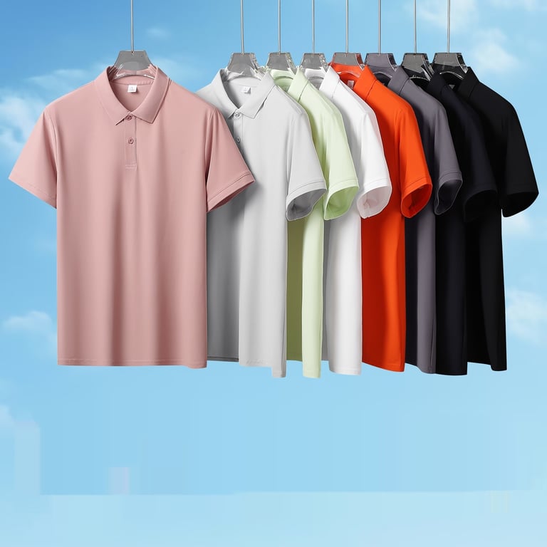 Men's Quick-Dry Ice-Feel Polo Shirt | Spring Summer Outdoor thumbnail 19