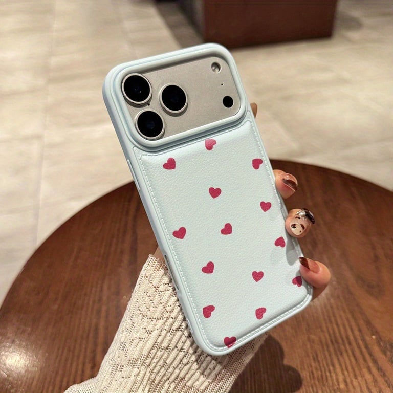 Loving-Heart Patterned Phone Case | Cute Protection for iPhone thumbnail 2