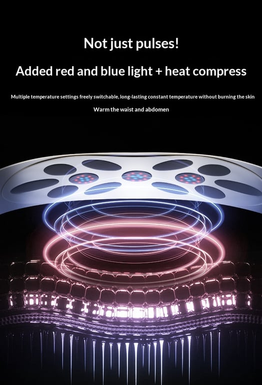 Low-Current Heating Lumbar Massage Device | EMS Waist Belt thumbnail 11