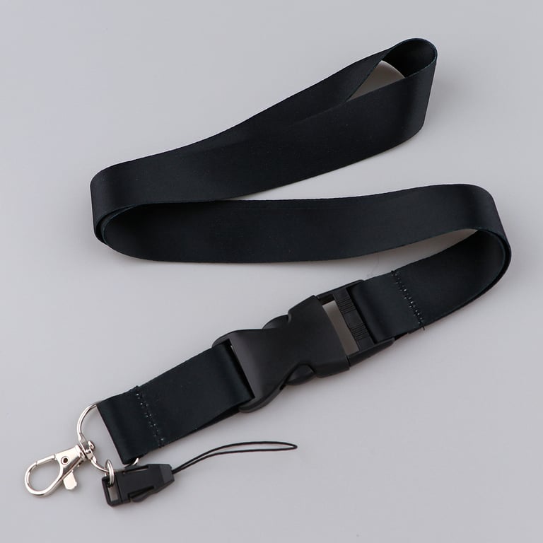 Elegant Solid-Color Phone Lanyard | Secure Neck Strap with Metal Clasp thumbnail 4