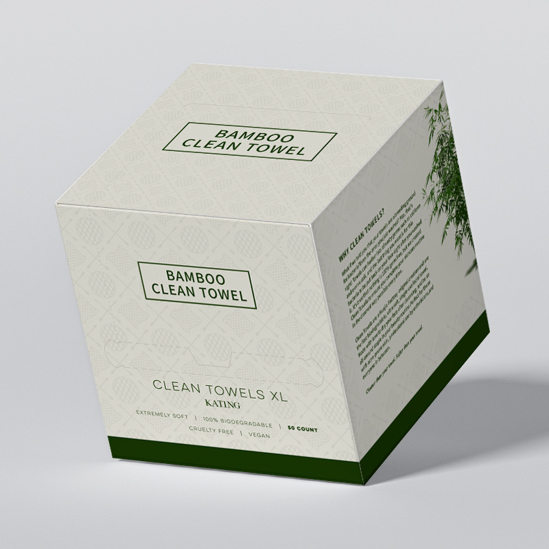 Bamboo-Fiber Disposable Face Towels | Soft, Eco-Friendly, XL Box