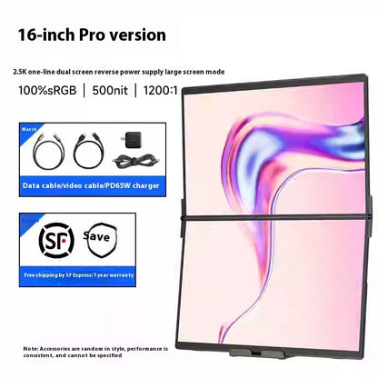 Dual-screen Portable Display
