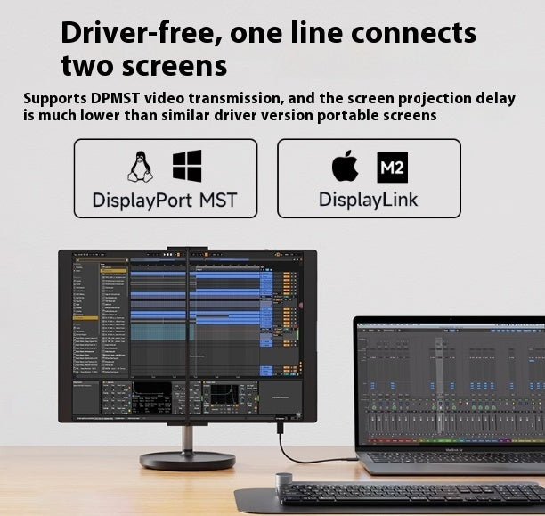 Dual-screen Portable Display