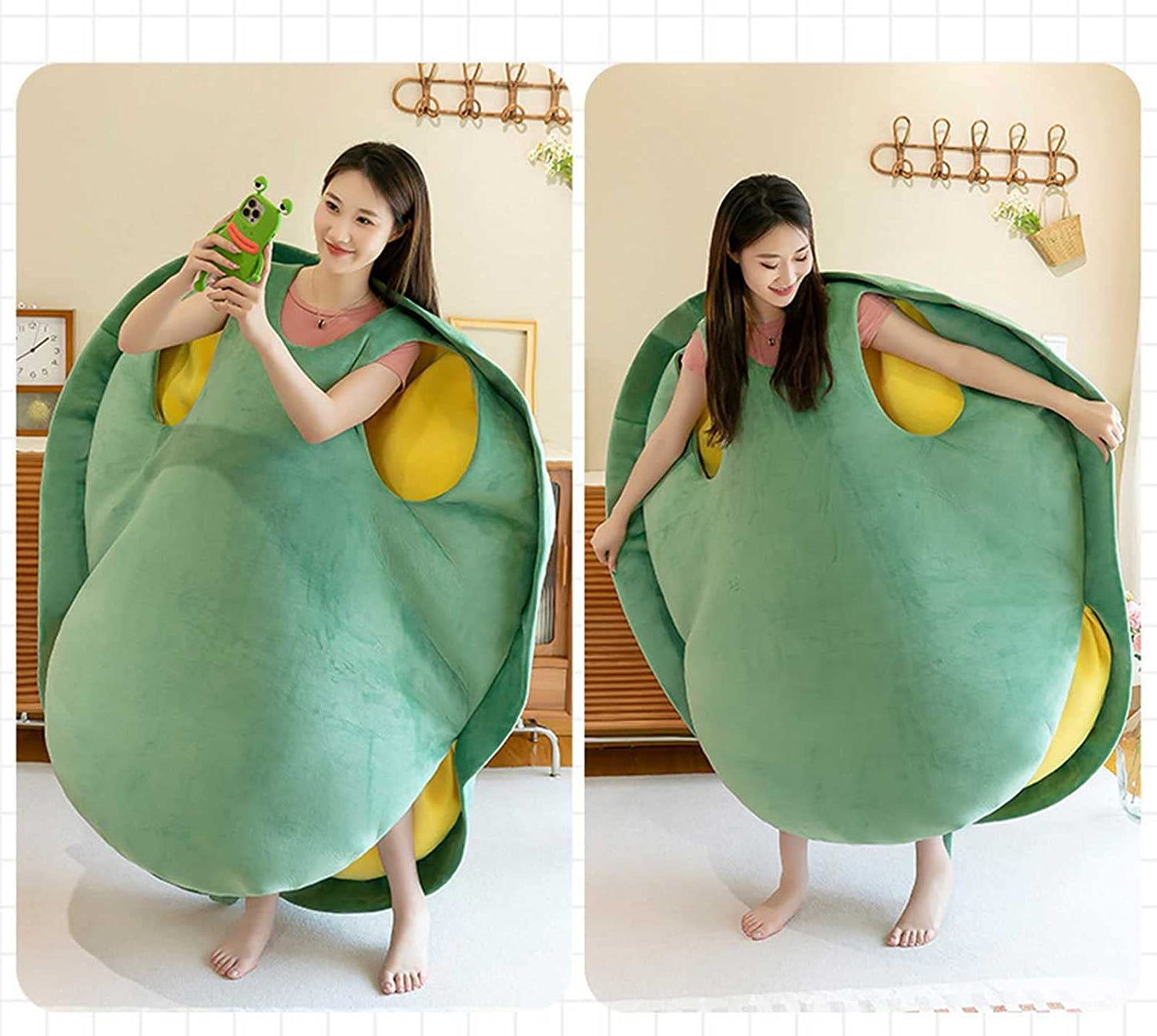 Wearable Turtle Shell Pillow