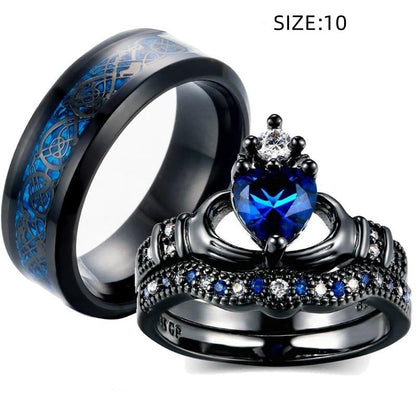 Sapphire Crown Ring